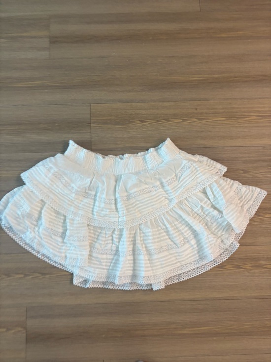 aerie Dresses & Skirts - aerie White Tiered Lace Mini Skirt